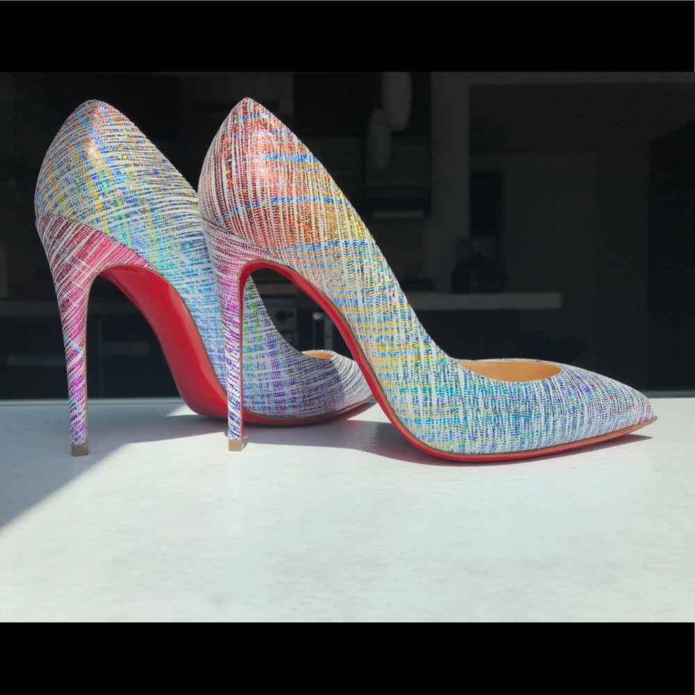Christian Louboutin Pigalle Follies Suede Unicorn